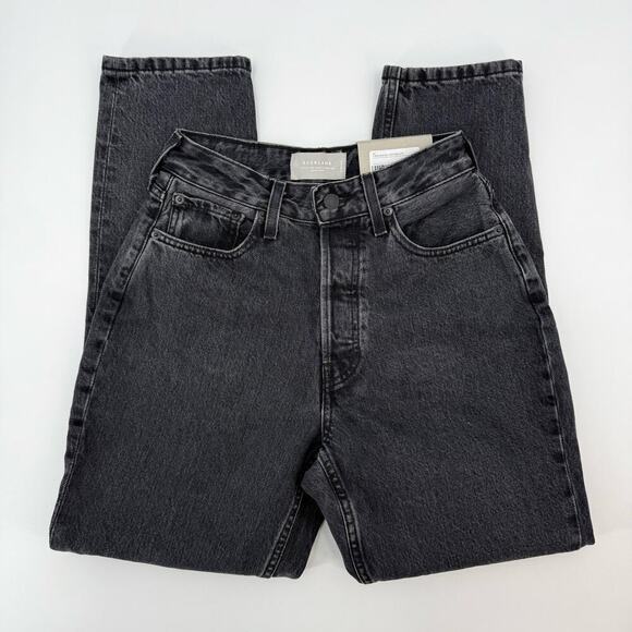 Everlane NWT The 90s Cheeky Straight Denim Jeans Women’s Size 27R Washed Black - Picture 5 of 11
